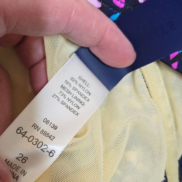 SWUMSUITS FOR ALL confetti print plus size tankini bikini swim top 26 - Picture 5 of 7